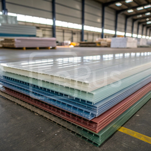 Профнастил КС8 полимерный 0,45х1150х4000 мм кирпич рустик двусторонний