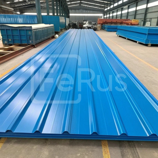 Профнастил С20 полиэстер (Zn100-180) 0,3х1100х1200 мм, RAL 5005