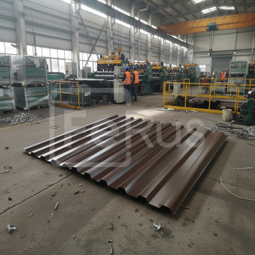 Профнастил С20 полиуретановый матовый (Zn200-275) 0,5х1100х1200 мм, NL 807